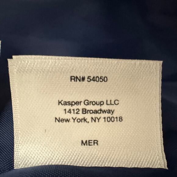 NWT Le Suit 2 PC Women's Skirt Suit Blue Indigo Plus Size 20W - Picture 7 of 11